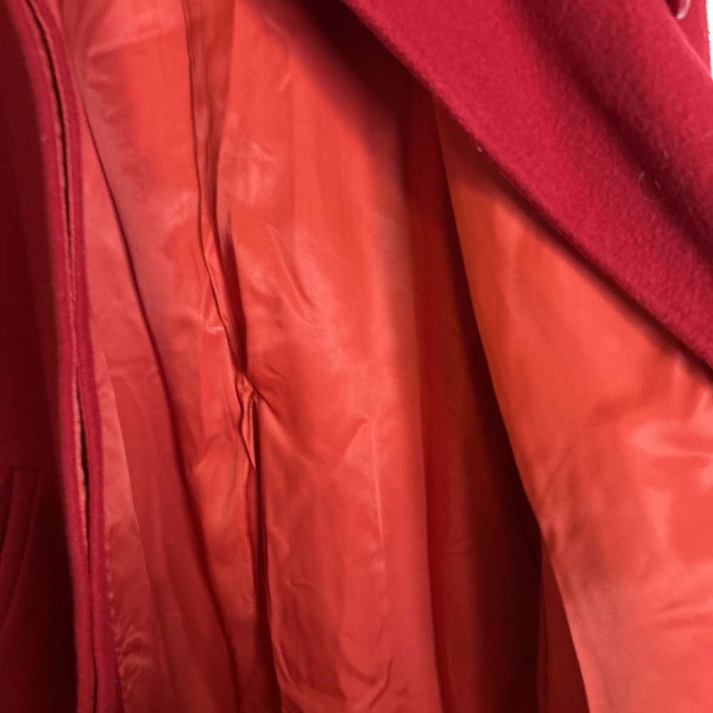 Mulberry Street‎ Red Wool Coat Sz 14 - Picture 5 of 5